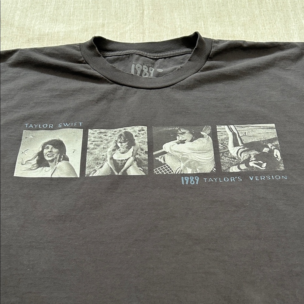 Taylor Swift TShirt Women’s 2XL Charcoal Taylor’s Version 1989 Concert Tee - Picture 9 of 9